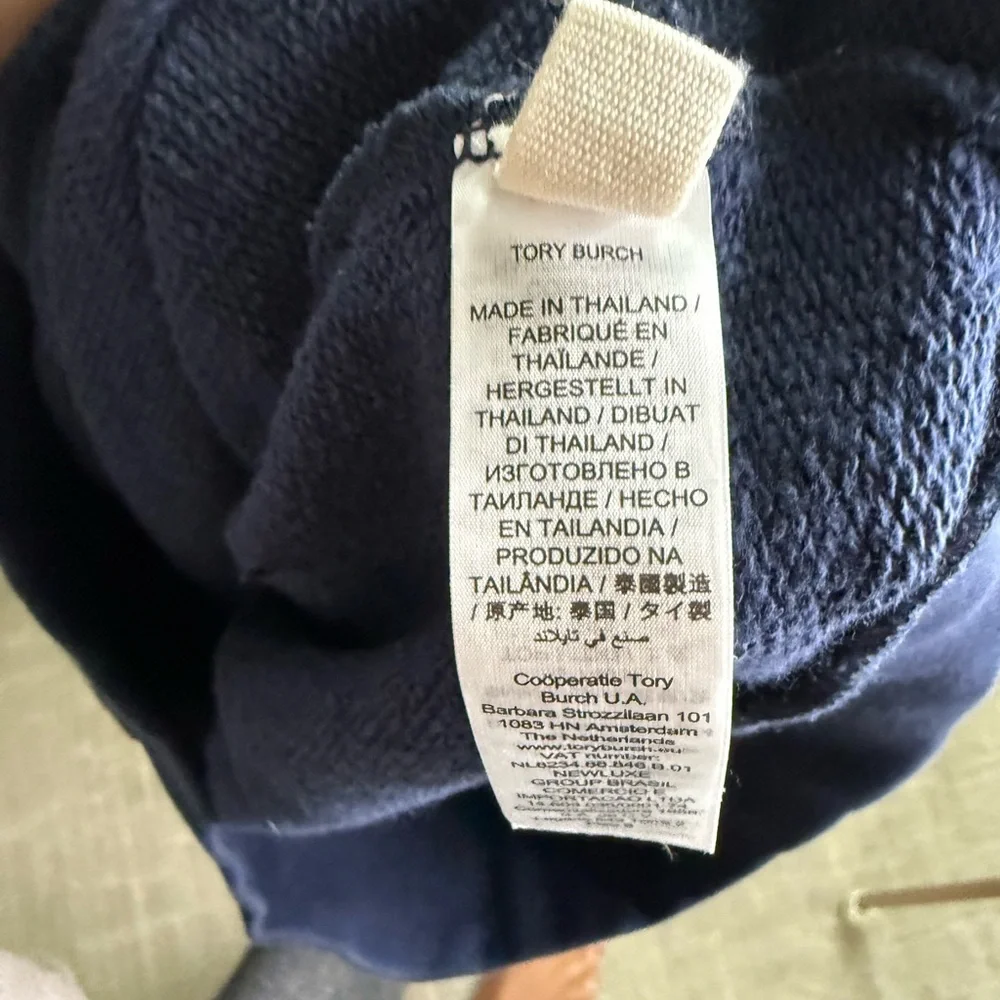 Tory Sport Navy Sweatshirt with Logo - Picture 8 of 8